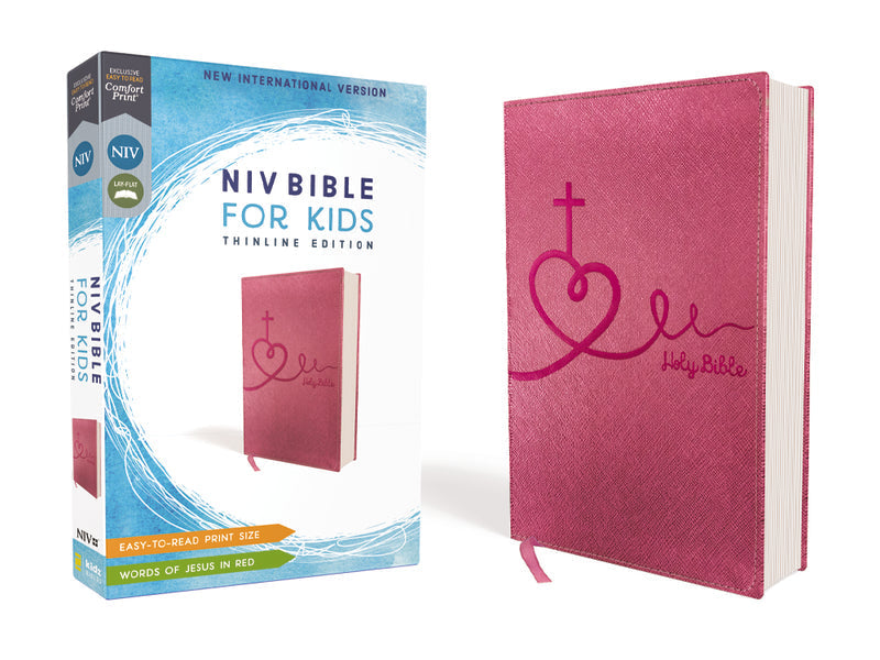 NIV, Bible for Kids, Red Letter Edition, Comfort Print: Thinline Edition (Easy-to-Read, Easy-to-Carry) (9780310764229)