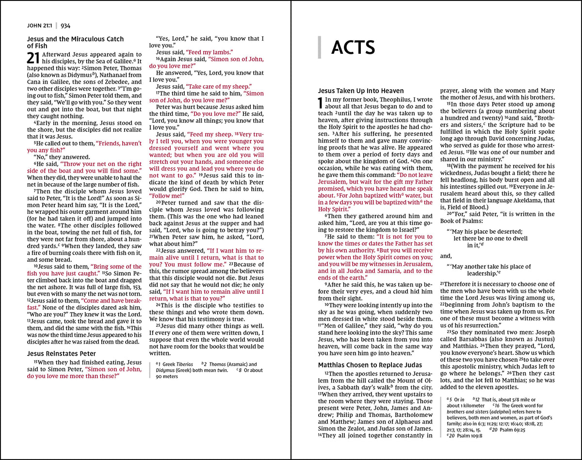 NIV, Baby Gift Bible, Holy Bible, Red Letter Edition, Comfort Print: Keepsake Edition – Leathersoft™, Pink, product view 7
