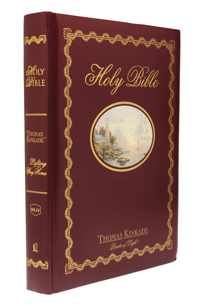 NKJV, Lighting the Way Home Family Bible, Hardcover, Red Letter: Holy Bible, New King James Version by HarperCollins