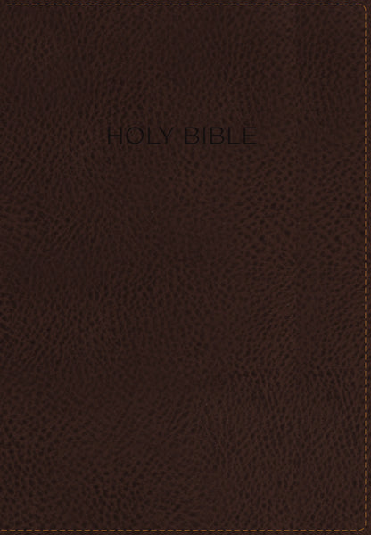 NKJV, Foundation Study Bible, Red Letter Edition: Holy Bible, New King James Version – Leathersoft™, Earth Brown Matte