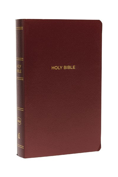 NKJV, Gift and Award Bible, Leather-Look, Burgundy, Red Letter, Comfort Print:  Holy Bible, New King James Version