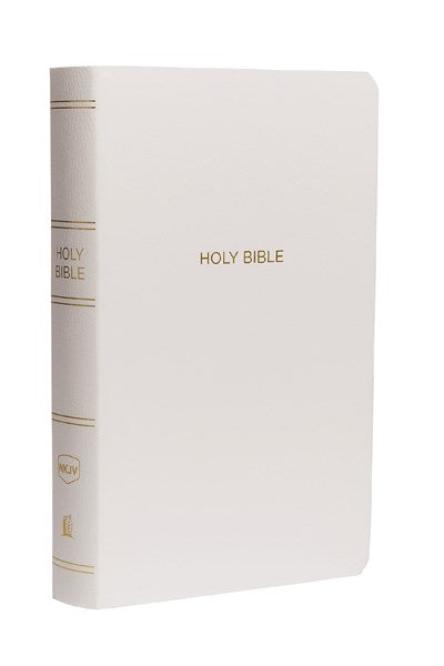 NKJV, Gift and Award Bible, Leather-Look, White, Red Letter, Comfort Print:  Holy Bible, New King James Version
