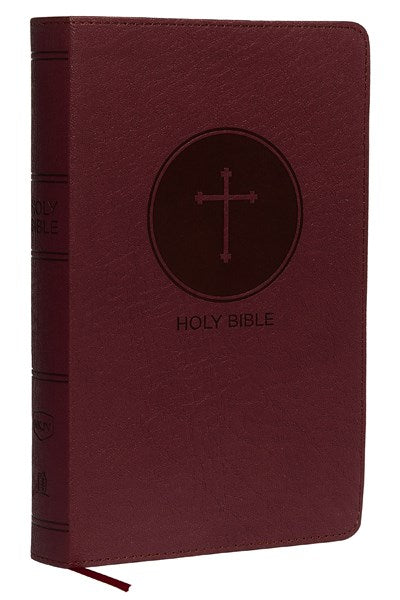 NKJV, Deluxe Gift Bible, Leathersoft, Burgundy, Red Letter, Comfort Print:  Holy Bible, New King James Version