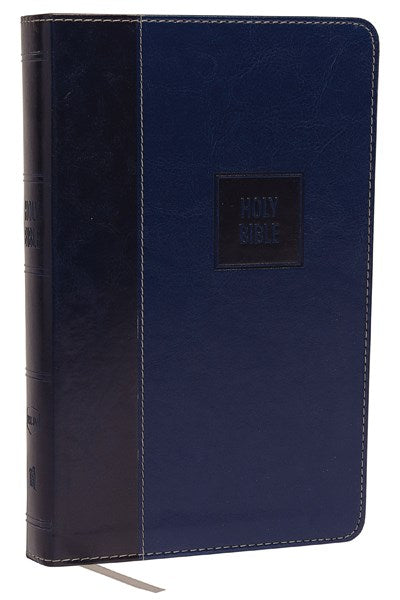 NKJV, Deluxe Gift Bible, Leathersoft, Blue, Red Letter, Comfort Print:  Holy Bible, New King James Version