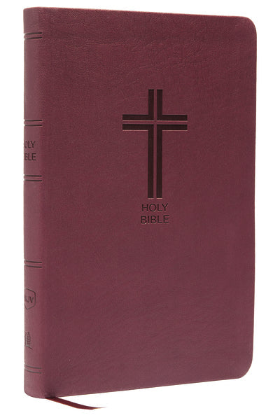 NKJV, Value Thinline Bible, Red Letter Edition, Comfort Print: Holy Bible, New King James Version – Leathersoft™, Burgundy