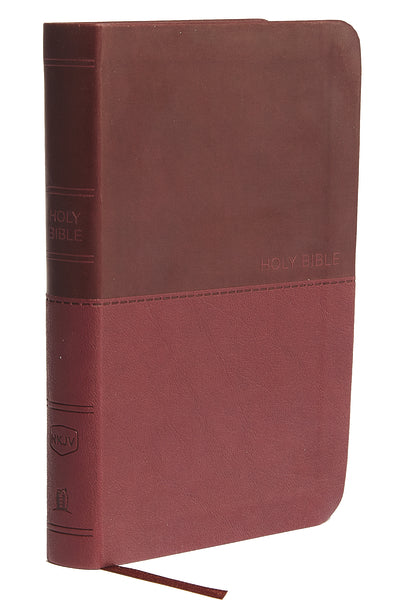 NKJV, Value Thinline Bible, Compact, Red Letter Edition, Comfort Print: Holy Bible, New King James Version – Leathersoft™
