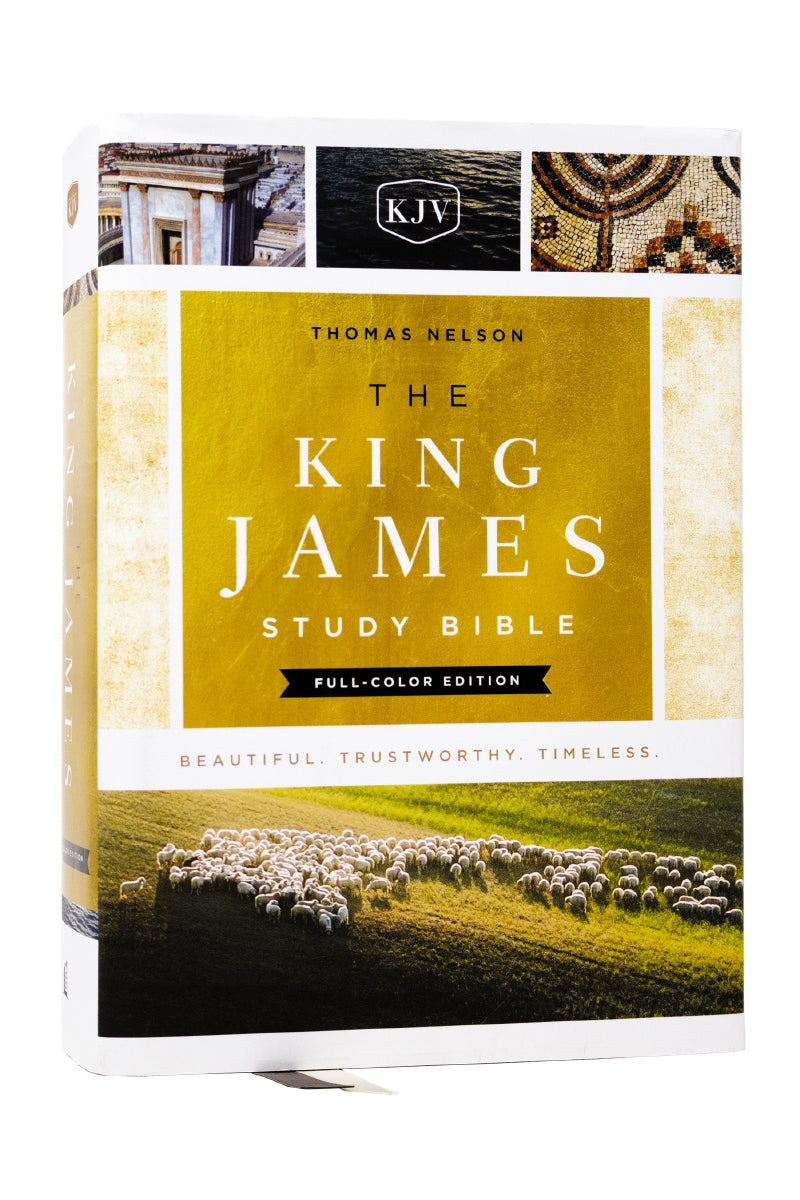 KJV, The King James Study Bible, Red Letter, Full-Color Edition: KJV Holy Bible – Hardcover, Multicolor by HarperCollins