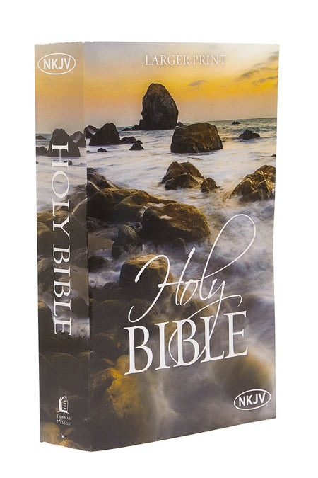 Holy Bible (NKJV) - Large Print - Paperback by HarperCollins