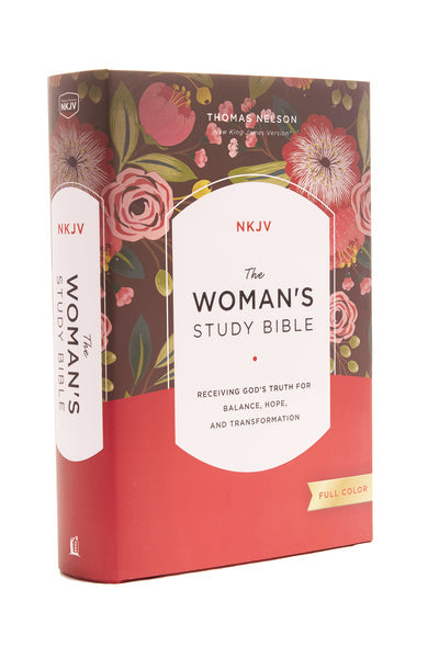 NKJV, Woman's Study Bible, Red Letter, Full-Color: Receiving God's Truth for Balance, Hope, and Transformation – Hardcover