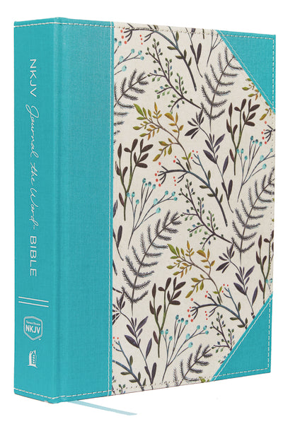 NKJV, Journal the Word Bible, Large Print, Red Letter Edition: Reflect, Journal, or Create Art Next to Your Favorite Verses