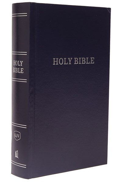 KJV, Pew Bible, Large Print, Hardcover, Blue, Red Letter, Comfort Print:  Holy Bible, King James Version   (Large type / large print)