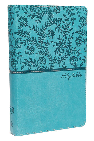 KJV, Deluxe Gift Bible, Red Letter Edition, Comfort Print – Leathersoft™, Turquoise by HarperCollins