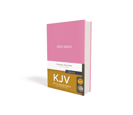 KJV Holy Bible: Gift and Award, Pink Leather-Look, Red Letter, Comfort Print: King James Version: Holy, product view 4