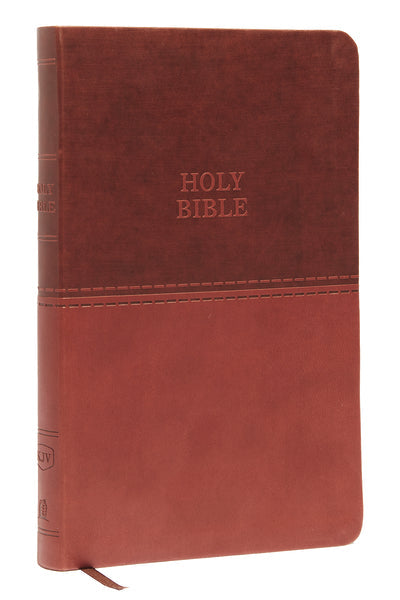 KJV, Value Thinline Bible, Red Letter Edition, Comfort Print: Holy Bible, King James Version – Leathersoft™, Brown