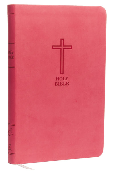 KJV, Value Thinline Bible, Red Letter Edition, Comfort Print: Holy Bible, King James Version – Leathersoft™, Pink