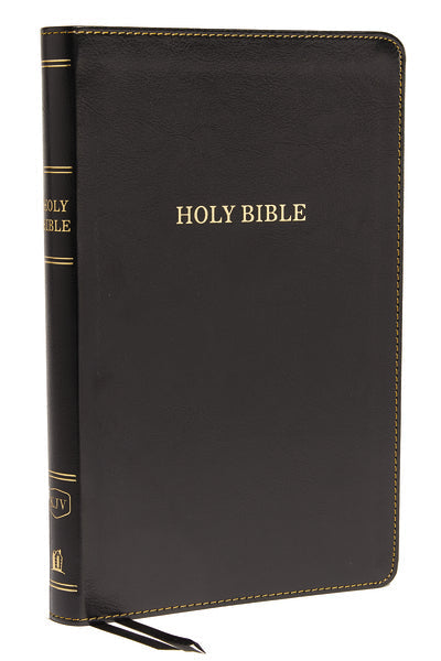 KJV, Thinline Bible, Red Letter Edition, Comfort Print: Holy Bible, King James Version – Leathersoft™, Black by HarperCollins
