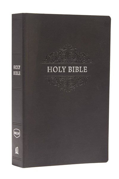 NKJV, Holy Bible, Soft Touch Edition, Leathersoft, Black, Comfort Print:  Holy Bible, New King James Version