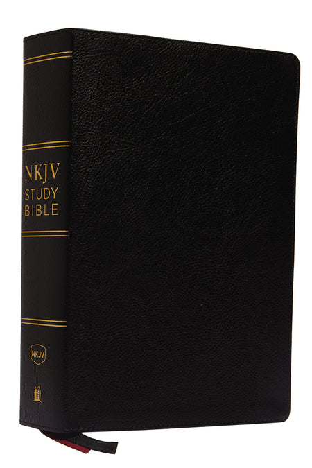 NKJV Study Bible, Comfort Print: The Complete Resource for Studying God’s Word – Bonded Leather, Black by HarperCollins