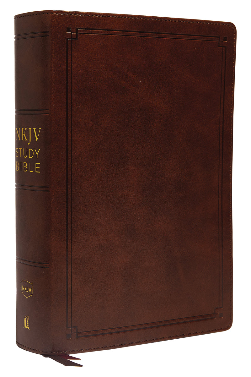 NKJV Study Bible, Comfort Print: The Complete Resource for Studying God’s Word – Leathersoft™, Mahogany by HarperCollins