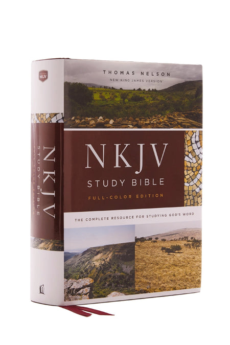 NKJV Study Bible, Full-Color, Comfort Print: The Complete Resource for Studying God’s Word – Hardcover, Burgundy