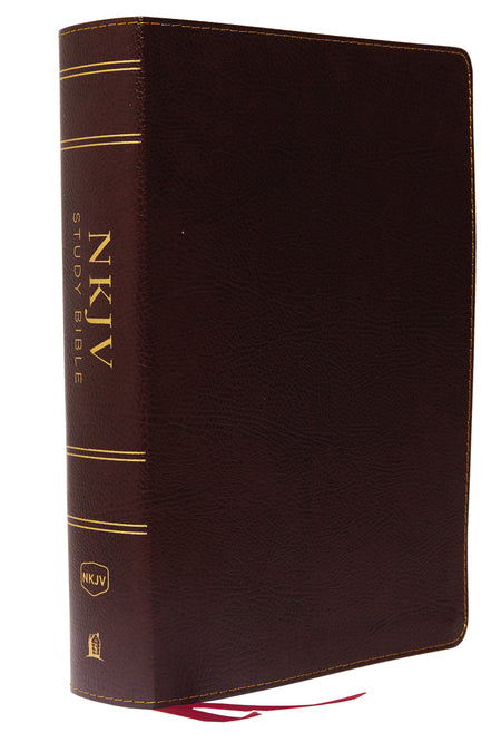 NKJV Study Bible, Full-Color, Comfort Print: The Complete Resource for Studying God’s Word – Bonded Leather, Burgundy