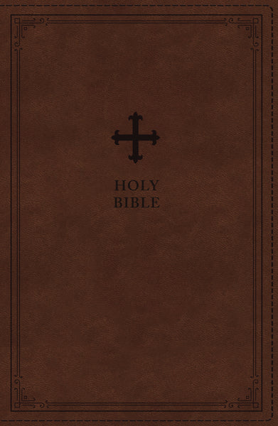 NRSV Catholic Edition Gift Bible, Brown Leathersoft, product view 2
