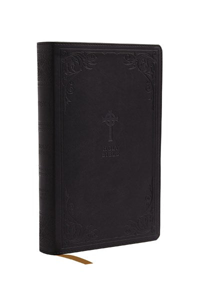 NRSV Catholic Edition Gift Bible, Black Leathersoft (Comfort Print, Holy Bible, Complete Catholic Bible, NRSV CE):