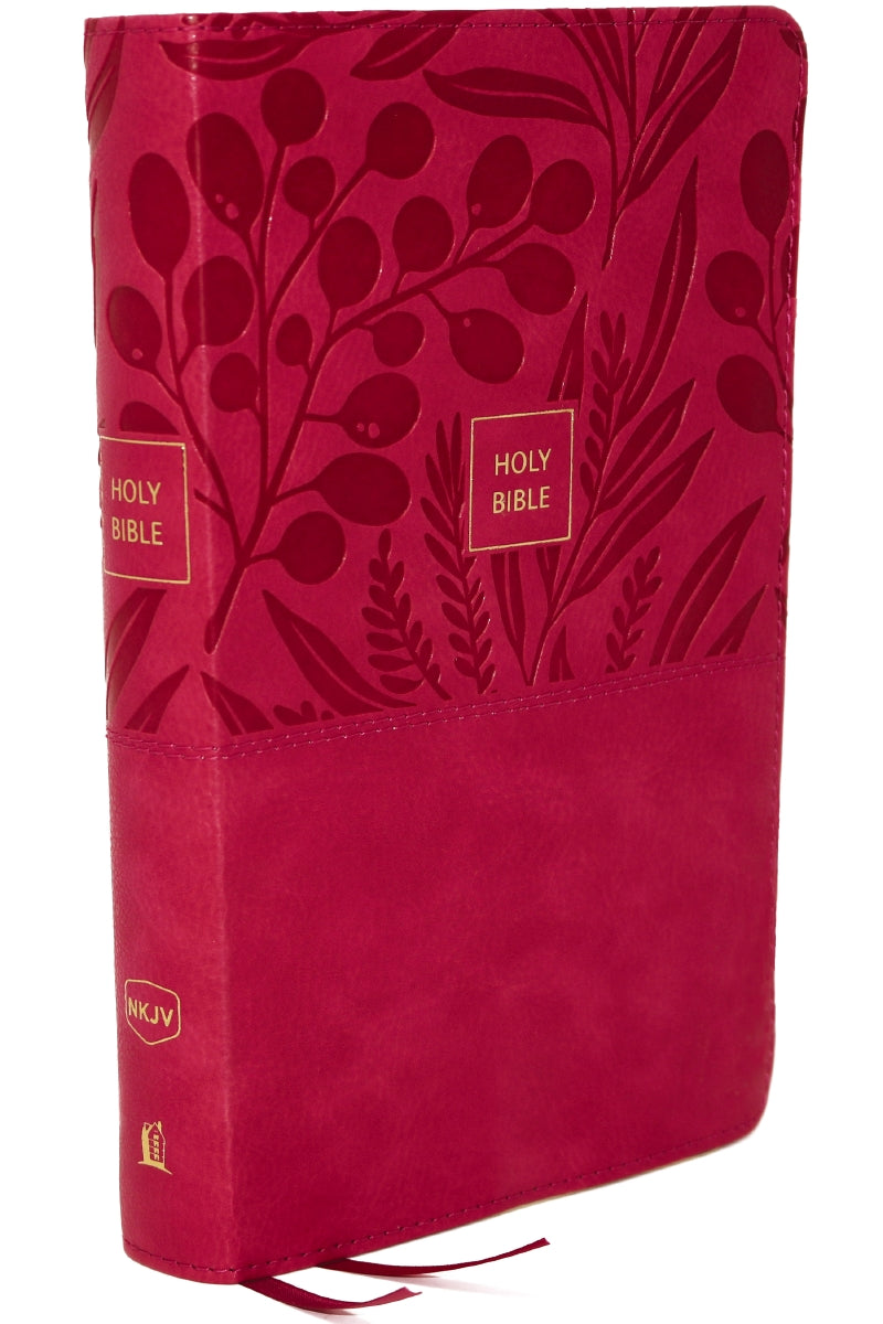 NKJV, End-of-Verse Reference Bible, Personal Size Large Print, Red Letter Edition, Comfort Print: Holy Bible, New King James