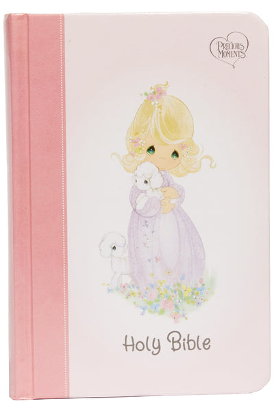 NKJV, Precious Moments Small Hands Bible, Comfort Print: Holy Bible, New King James Version – Hardcover, Pink