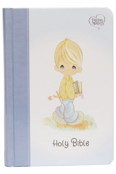 NKJV, Precious Moments Small Hands Bible, Comfort Print: Holy Bible, New King James Version – Hardcover, Blue