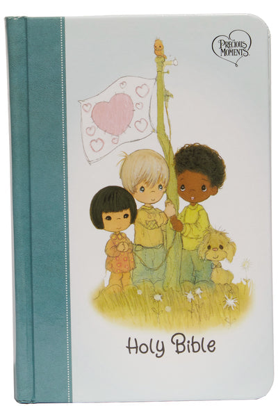 NKJV, Precious Moments Small Hands Bible, Comfort Print: Holy Bible, New King James Version – Hardcover, Teal