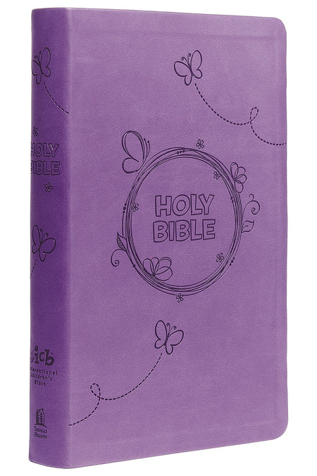 ICB, Holy Bible: International Children's Bible – For Kids Ages 6 to 12 – Leathersoft™, Purple by HarperCollins