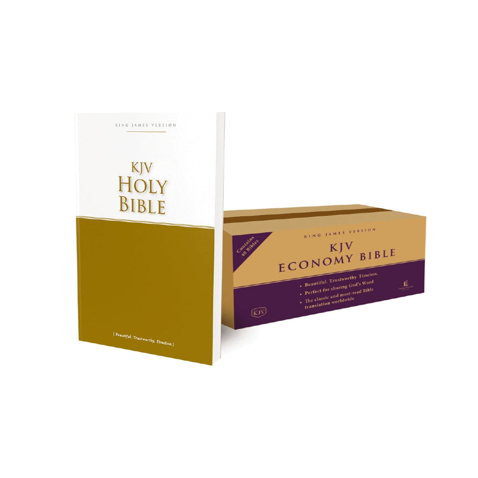 KJV Holy Bible: Economy Paperback, Case of 40: Beautiful. Trustworthy. Timeless: King James Version: Beautiful. Trustworthy.