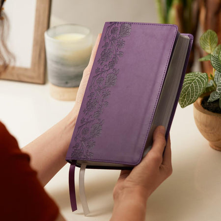 KJV, Personal Size Large Print Single-Column Reference Bible, Red Letter Edition, Comfort Print, product view 2