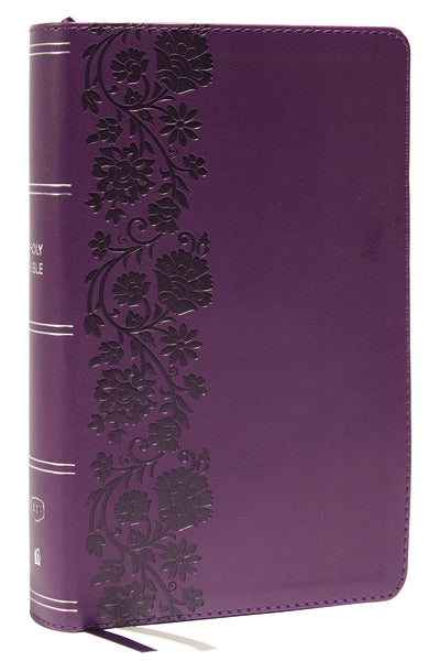 KJV, Personal Size Large Print Single-Column Reference Bible, Red Letter Edition, Comfort Print – Leathersoft™, Purple