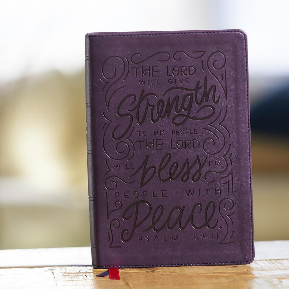 NKJV, Giant Print Center-Column Reference Bible, Verse Art Cover Collection, Red Letter, Comfort Print: Holy, product view 2