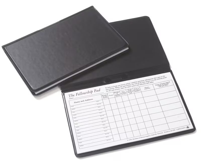 Attendance Pad Holders (Package of 5 Pad Holders): Black Vinyl Over Board