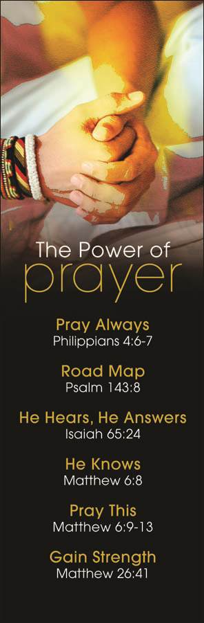 General Worship Bookmark: Power of Prayer (Package of 25): Devotional by Broadman and Holman