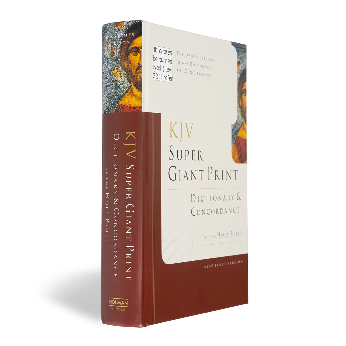 KJV Super Giant Print Dictionary & Concordance by Broadman and Holman, product view 3