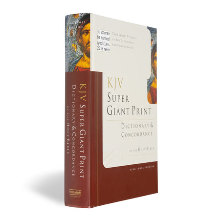 KJV Super Giant Print Dictionary & Concordance by Broadman and Holman, product view 3
