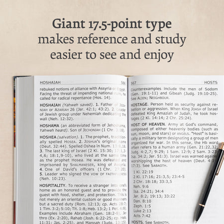 KJV Super Giant Print Dictionary & Concordance by Broadman and Holman, product view 6