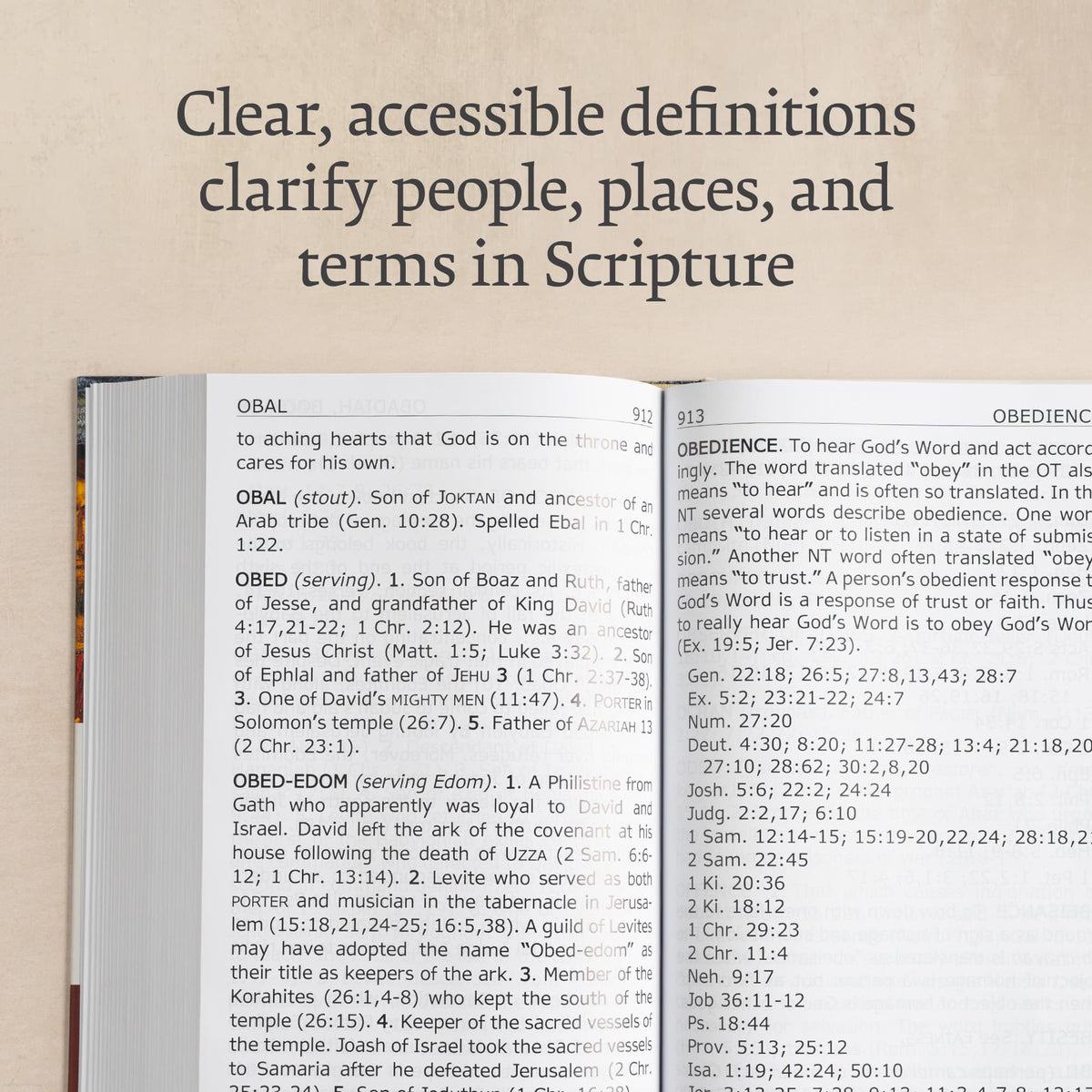 KJV Super Giant Print Dictionary & Concordance by Broadman and Holman, product view 7