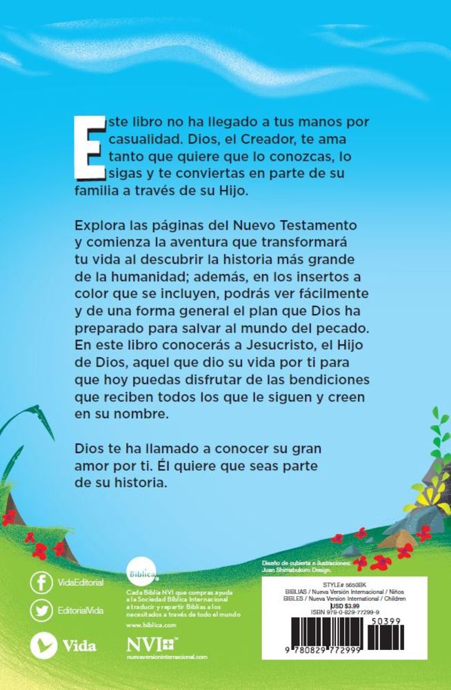 NVI, Nuevo Testamento, Revisión 2022, Tapa Rústica, Niños by HarperCollins, product view 2