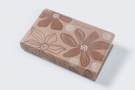 RVR60, Biblia de Estudio para Jóvenes Adolescentes, Leathersoft, Oro Rosa, Palabras de Jesús en Rojo, product view 3