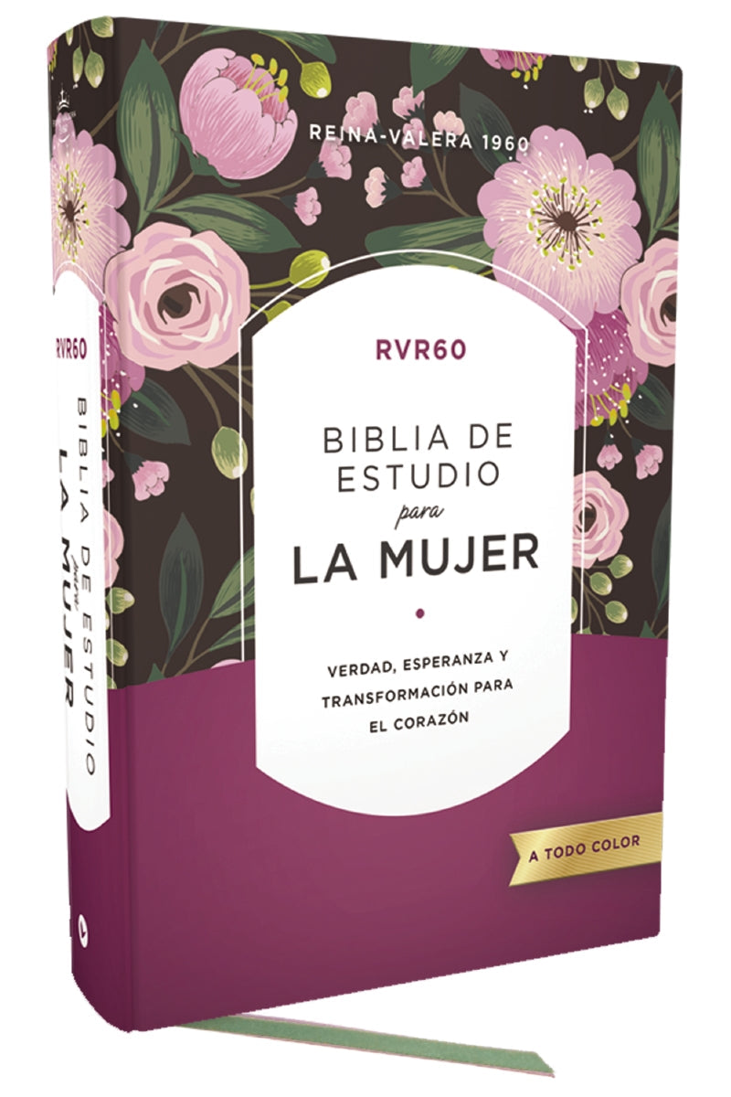 RVR60 Biblia de estudio para la mujer: Verdad, esperanza y transformación para el corazón – Hardcover by HarperCollins