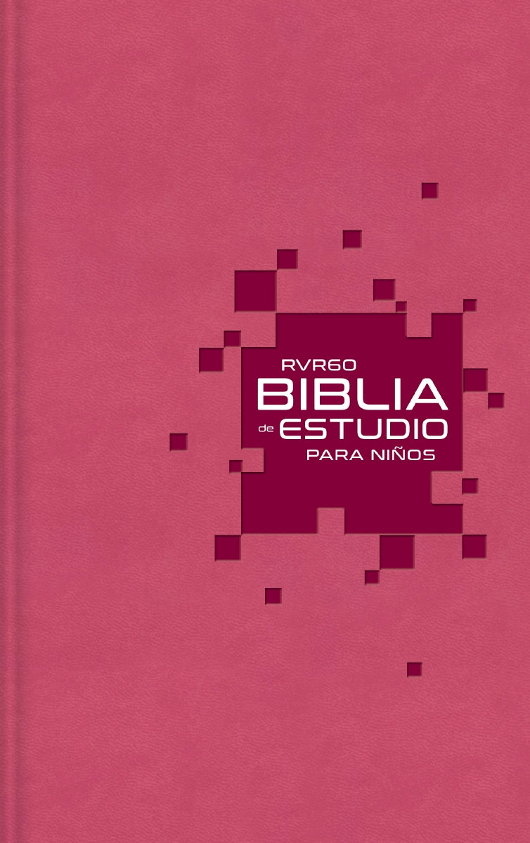 RVR60 Biblia de estudio para niños: La Biblia para niños más completa – Leathersoft™, Pink by HarperCollins