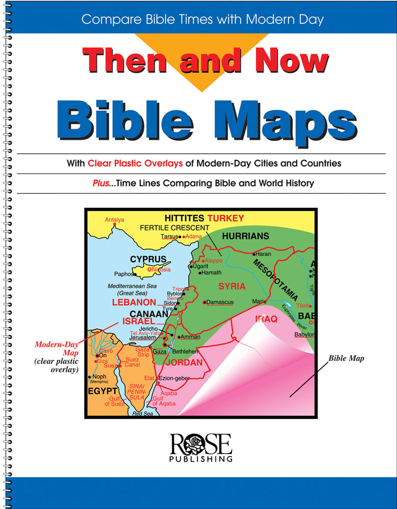 Then and Now Bible Maps by Tyndale