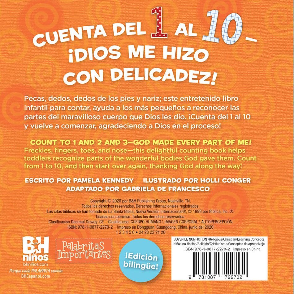 Dios me hizo 1, 2, 3 (Edición bilingüe) by Broadman and Holman, product view 2