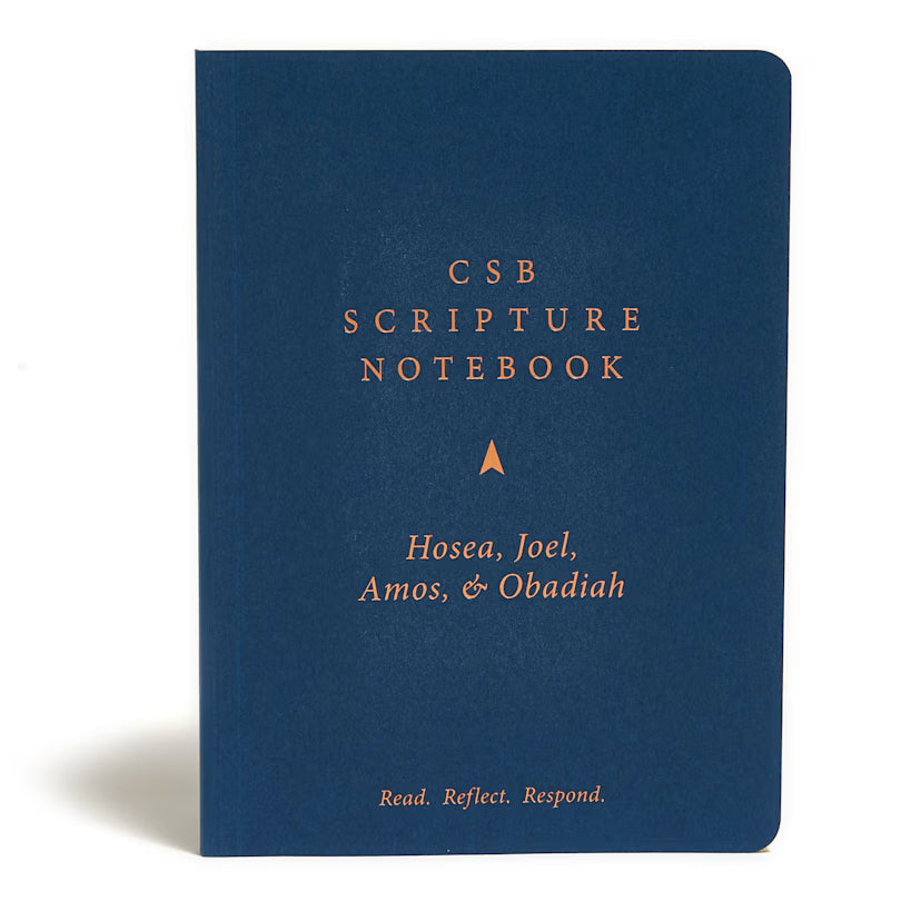 CSB Scripture Notebook, Hosea, Joel, Amos, Obadiah: Read. Reflect. Respond.