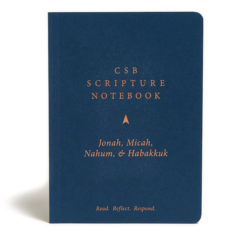 CSB Scripture Notebook, Jonah, Micah, Nahum, Habakkuk: Read. Reflect. Respond.